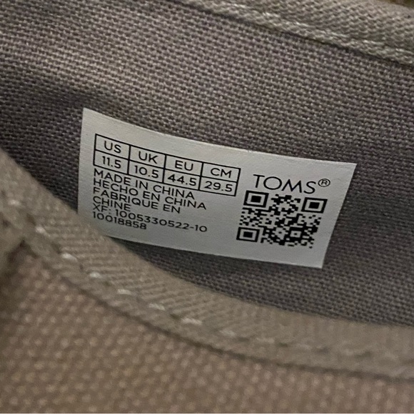 Toms Gray Men’s Shoes - Picture 4 of 4